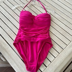 La Blanca one piece swimsuit, HOT PINK